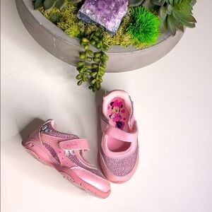 Disney Princess Minnie Mouse Pink Mary Jane Shoes 6.5